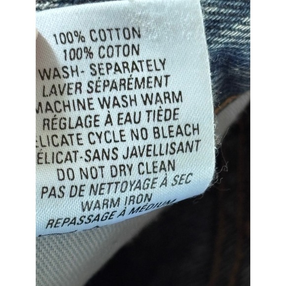 Vintage Edwin Japan Denim Shorts W30 High Rise Raw Hem Jeans Y2K Classic Wash - Picture 5 of 6